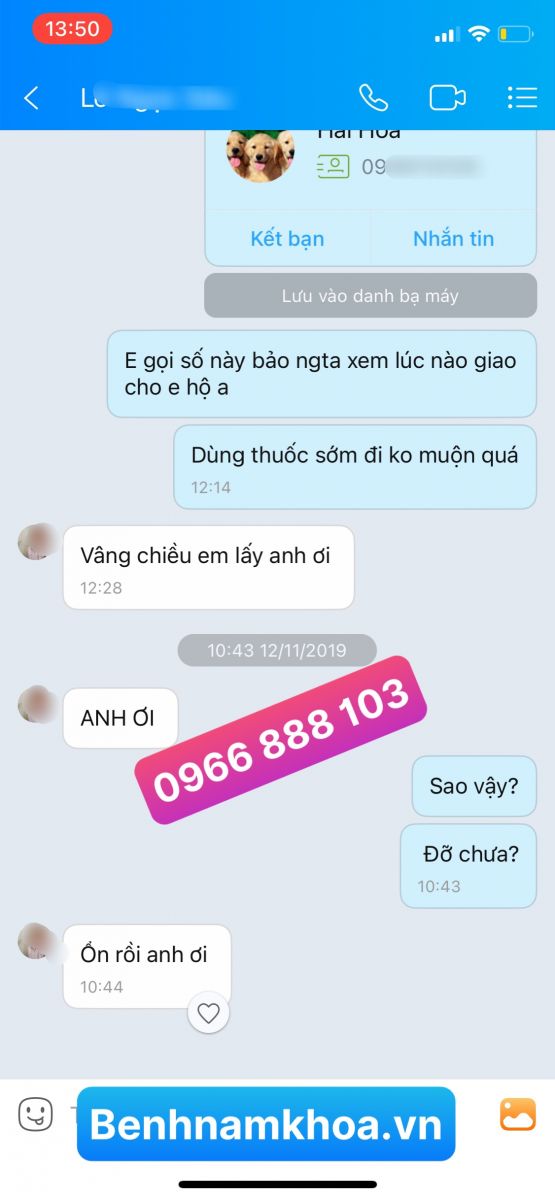 Phản hồi chữa bệnh lậu uy tín -29-09